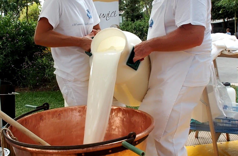Die Tradition der Käseherstellung der Molkerei Soligo im Camping Village Dei Fiori