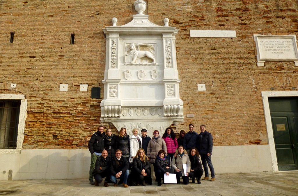 Fertigstellung der Restaurierungs arbeiten des Löwen des Arsenals Von Venedig