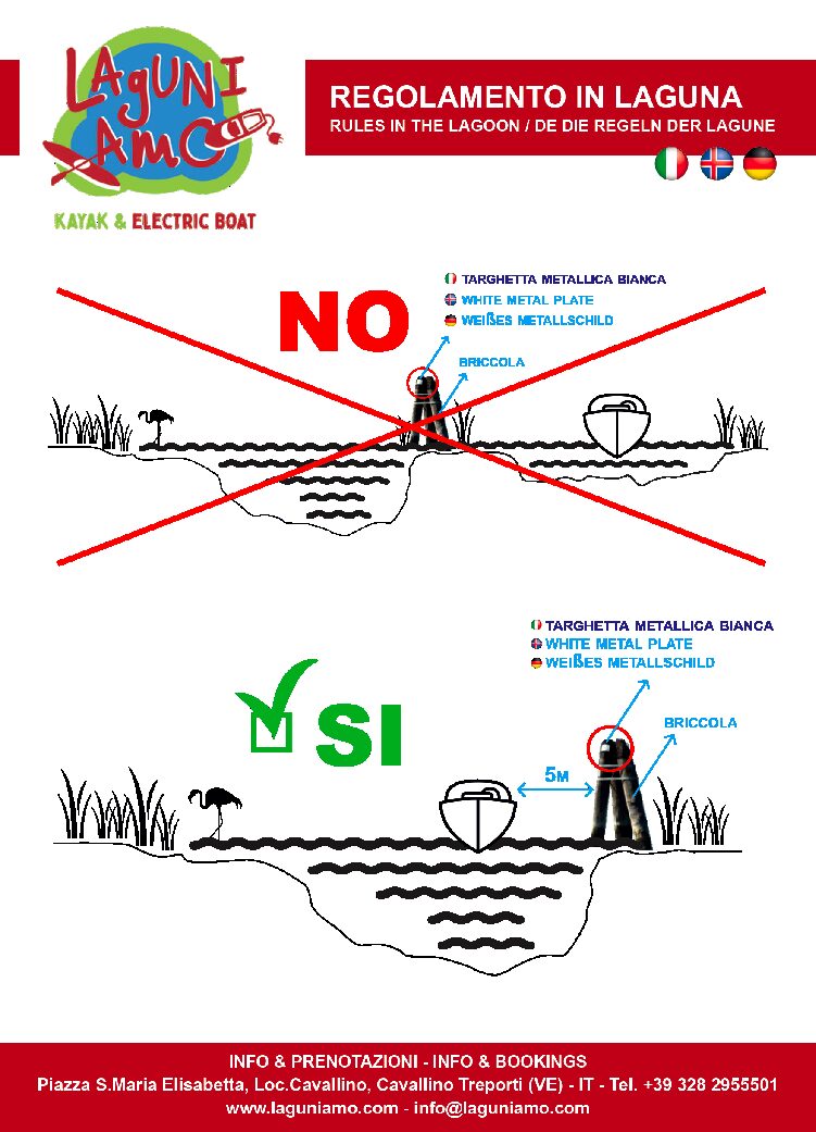 Regolamento in laguna // Die Regeln der Lagune // Laguniamo Rules in the Lagoon