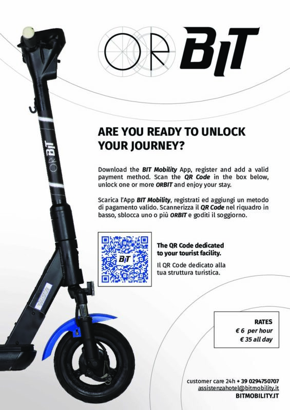 Noleggio monopattini elettrici // Elektroroller mieten // Electric scooter rental